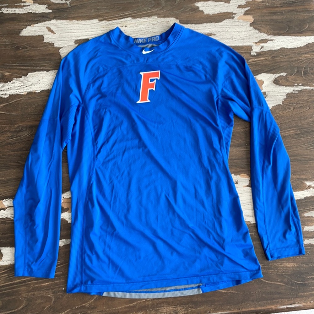 Nike Pro Hypercool University of Florida Gators Athletic Long Sleeve Shirt L/XL